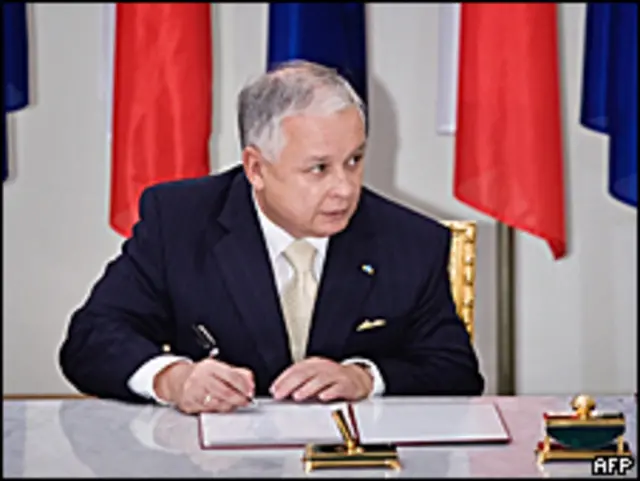 Президент Польши Лех Качиньский