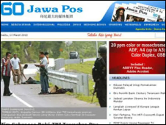 Jawa Pos versi internet 