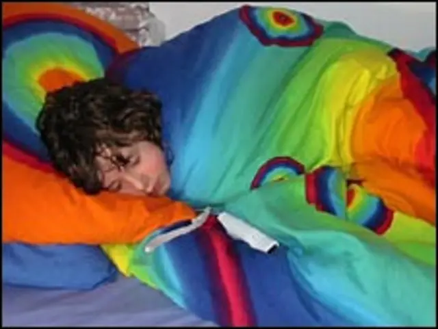 Спящий подросток