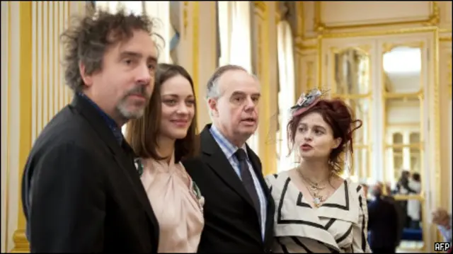 Тим Бертон, Фредерик Миттеран, Марион Котияр