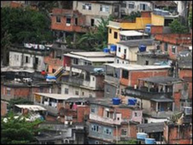 Favela de Babilônia no Rio de Janeiro