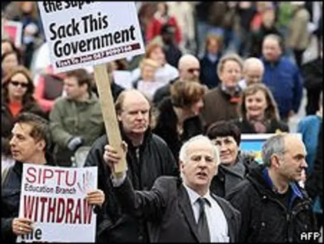 Protestas en Irlanda