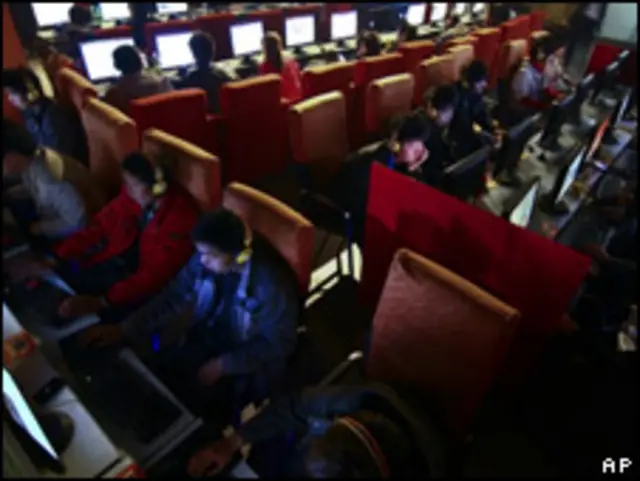 Cibercafé en China