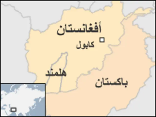 خريطة أفغانستان