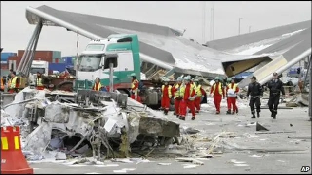 Строение не выдержало мощного удара