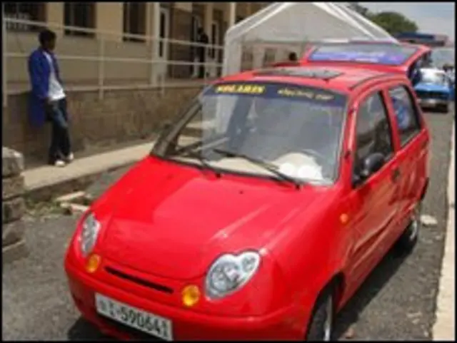 Эфиопский электромобиль