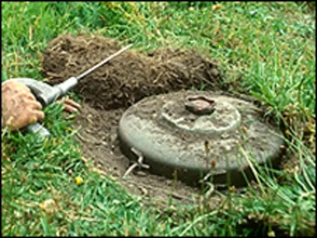 بارودی سرنگ وارننگ