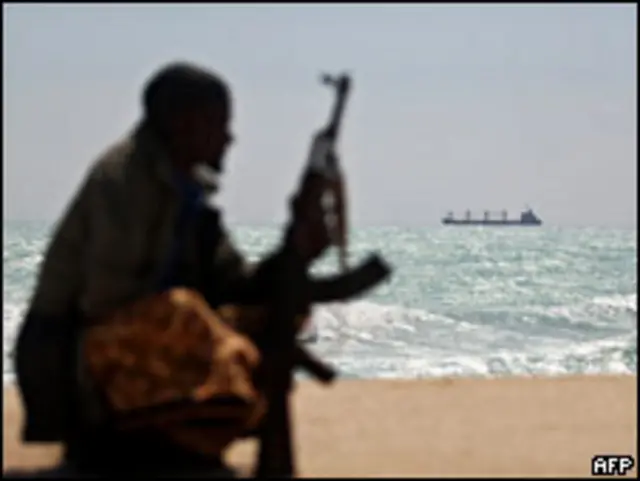 Bajak laut banyak beraksi di Perairan Somalia di Tanduk Afrika.