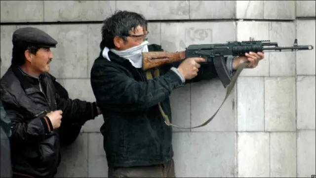 Беспорядки в Бишкеке