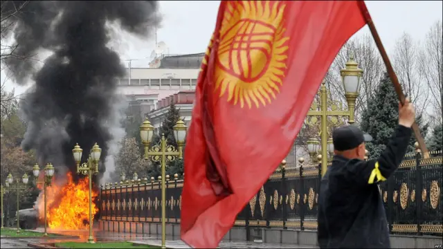 Беспорядки в Бишкеке