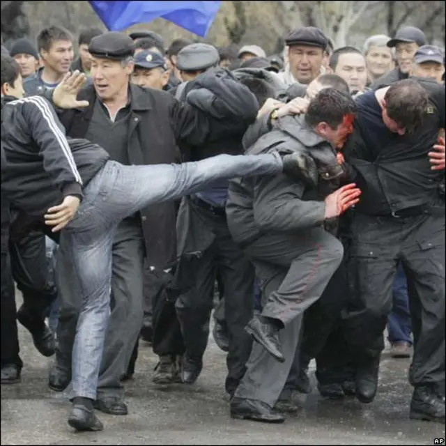 Беспорядки в Бишкеке