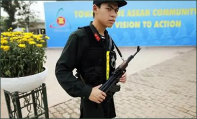 Giữ an ninh Hội nghị Asean 16