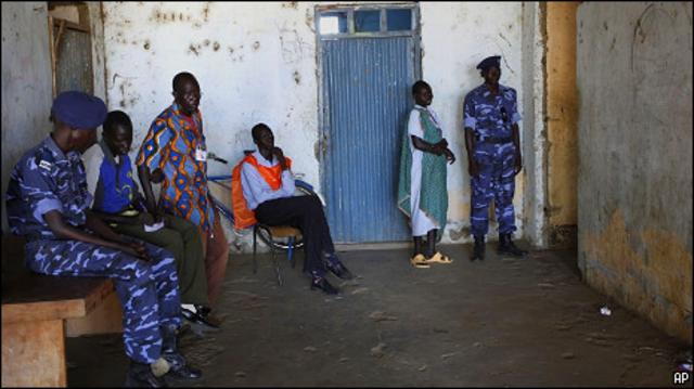 На избирательном участке в южном Судане
