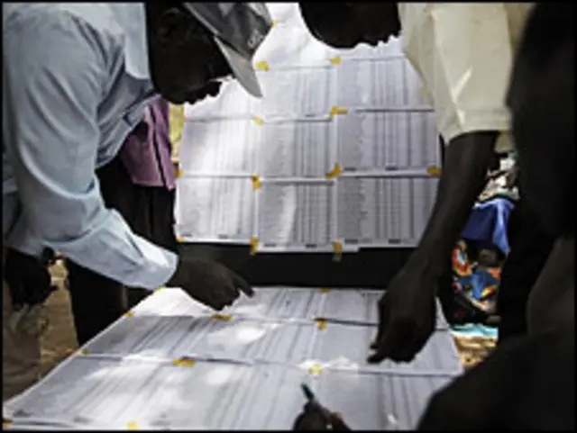 تصويت في انتخابات السودان