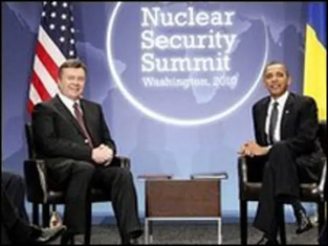 यान्कोविच और ओबामा