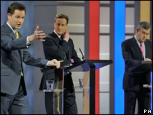 Debate televisivo en el Reino Unido