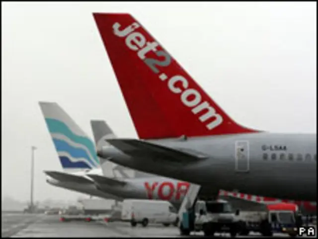 Caen las acciones de las aerolíneas europeas