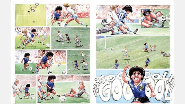Скандальный гол Марадоны в ворота сборной Англии (Мексика, 1986 год)
