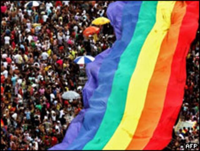 Marcha homosexual en Río de Janeiro