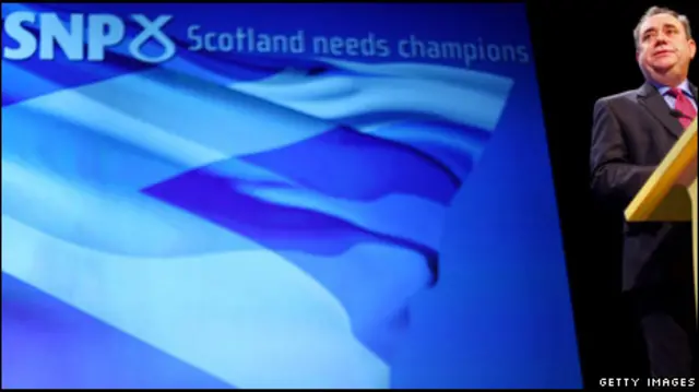 Лидер шотландских националистов Алекс Салмонд