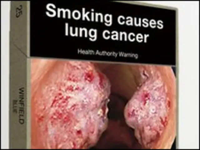 Peringatan bahaya rokok di bungkus rokok