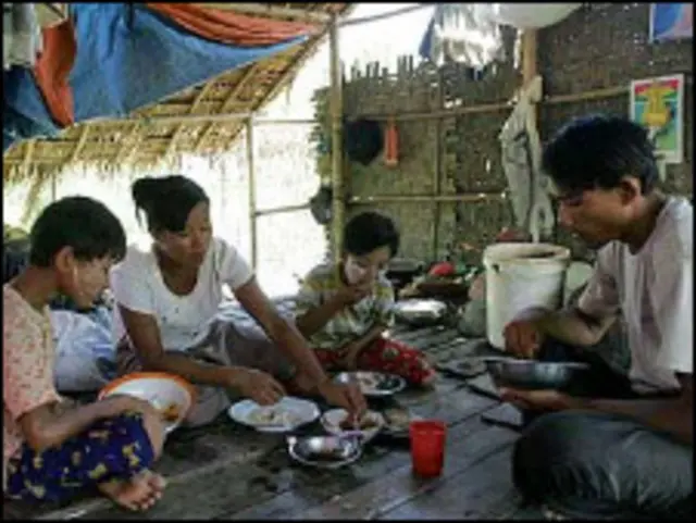 မုန်တိုင်းသင့် ပြည်သူတွေရဲ့ ရရ စားစား ဘဝ