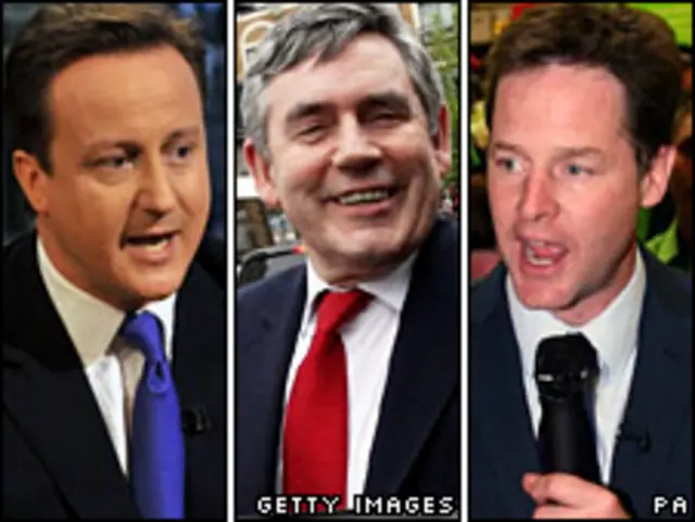 Lãnh đạo các đảng lớn thấy khả năng sẽ có quốc hội thiếu đa số.