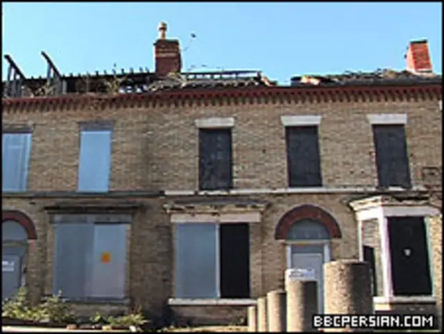 بخش هایی از محله تاکستت بطور کامل متروکه است