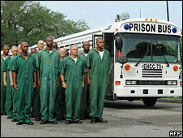 Prisioneros del Centro Correccional Elayn Hunt