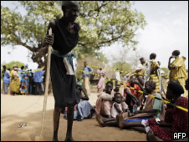 عجوز من جنوب السودان