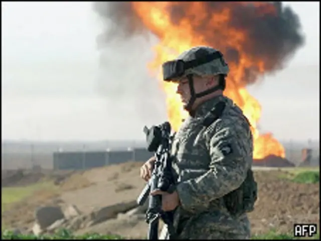 Американский солдат в Ираке