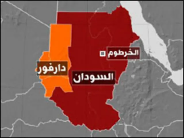 خريطة السودان