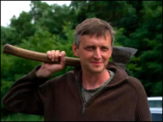 Режиссер Сергей Лозница на съемках