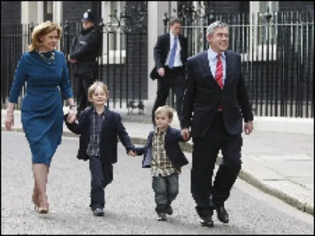 براون وعائلته 