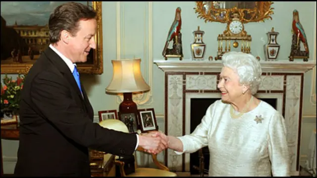 David Cameron dan Ratu Inggris
