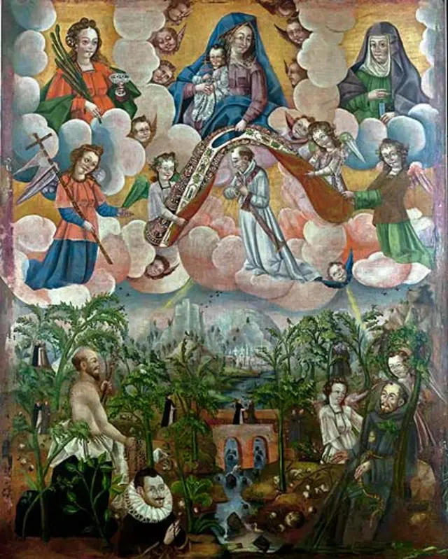 "Imposición de la Casulla a San Idelfonso".