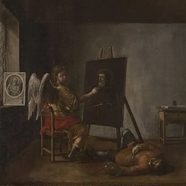 Retrato milagroso de San Francisco de Paula.