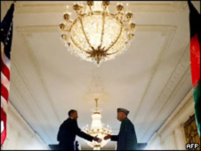 Встреча президентов США и Афганистана