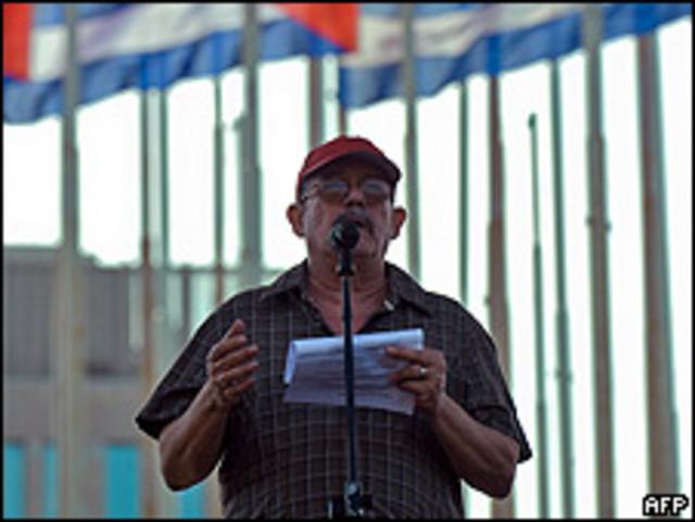 Cantautor cubano Silvio Rodríguez en La Habana