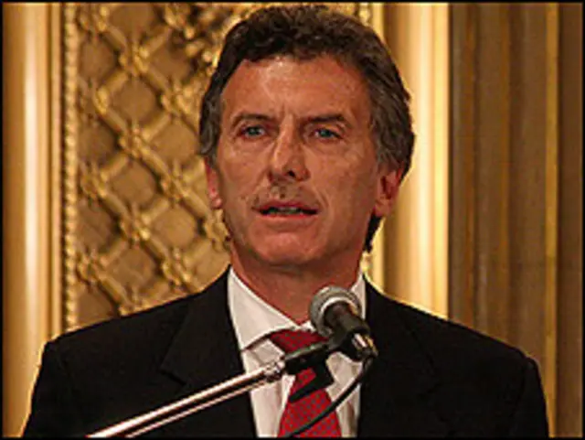 El jefe de gobierno de la ciudad de Buenos Aires, Mauricio Macri