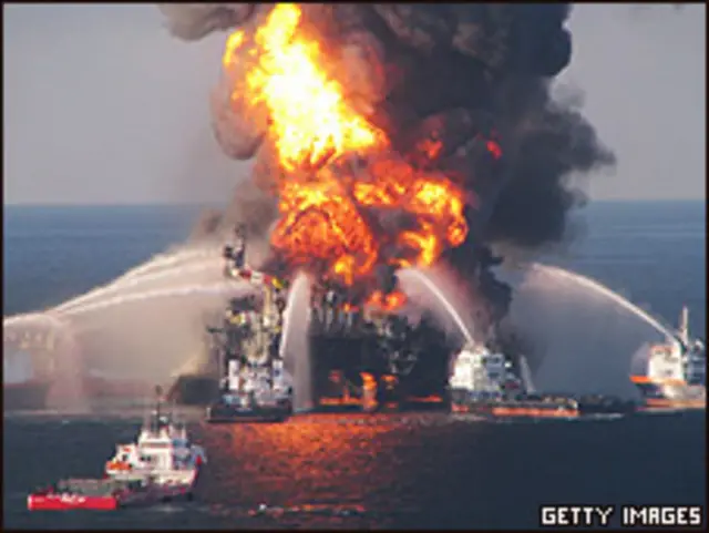 Plataforma submarina Deepwater Horizon.