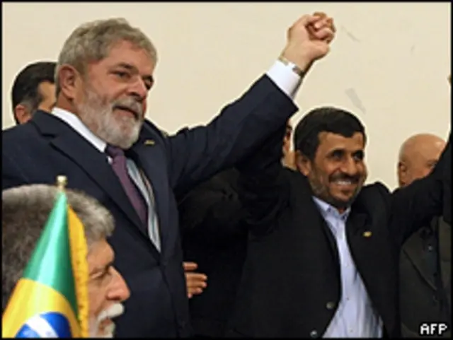 Lula e Ahmadinejad