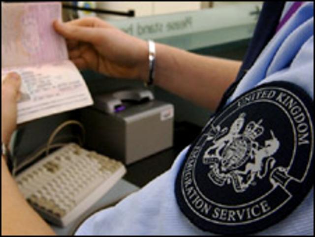 Паспортный контроль на британской границе