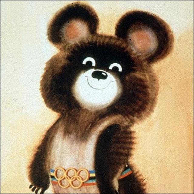 Misha, mascota de Moscú 1980. Copyright: Comité Olímpico Internacional.