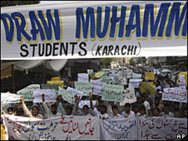 Manifestación en Pakistán