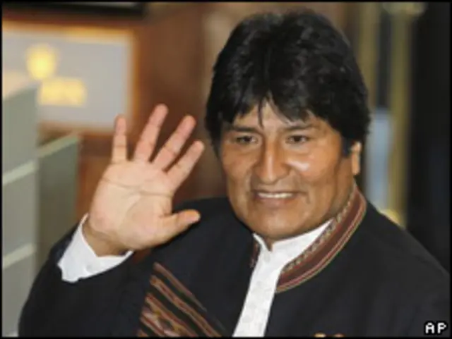 Evo Morales, presidente de Bolivia