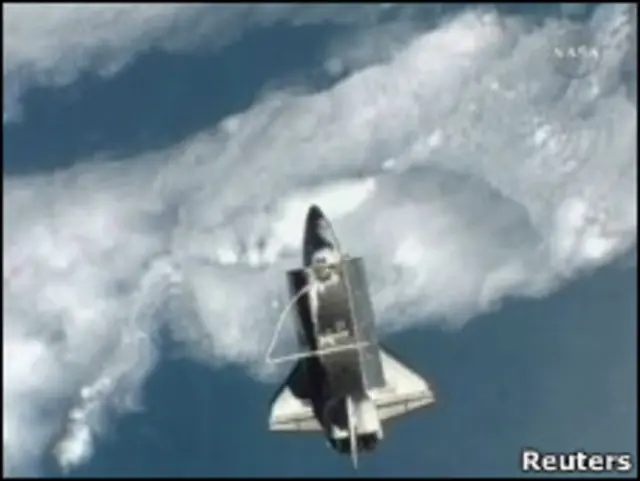"Атлантис" на орбите