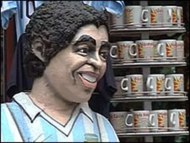 Muñeco de Maradona