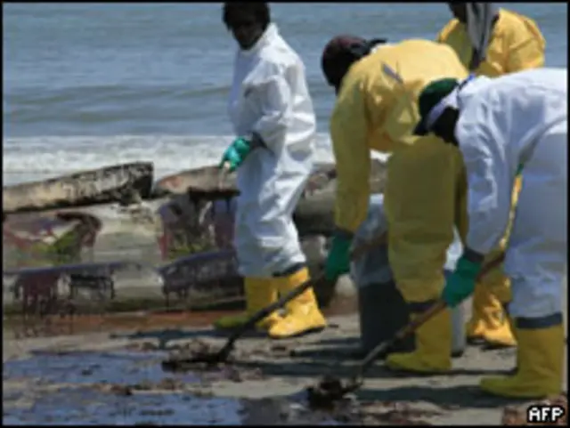 Trabajos de limpieza en Luisiana