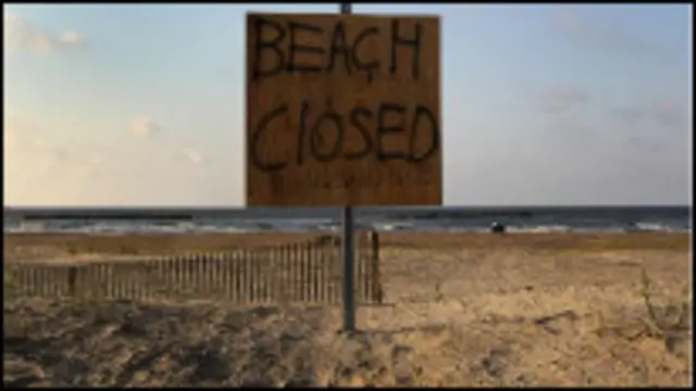 Sebagian pantai di Lousiana ditutup untuk mengantipasi tumpahan minyak